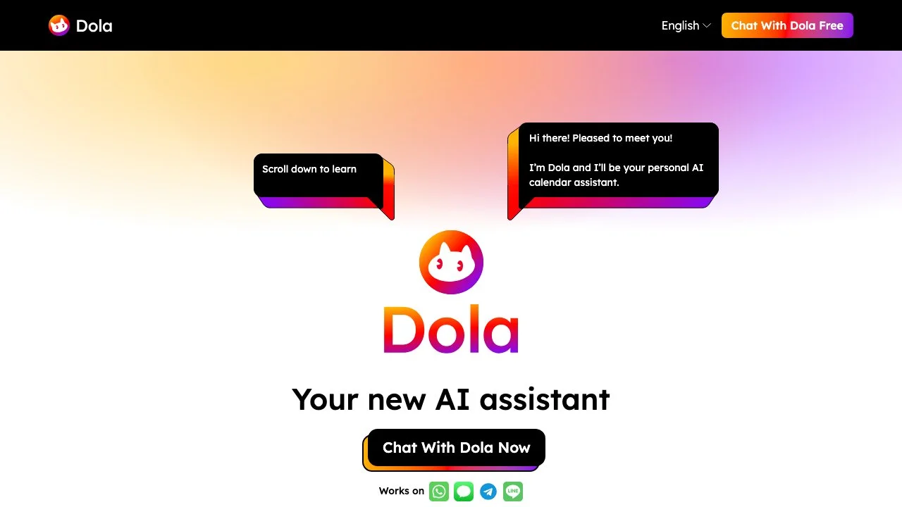 Dola: The AI Calendar Assistant You Need