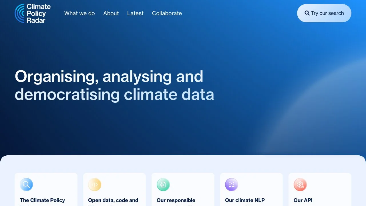 Climate Policy Radar: Công cụ tuyệt vời cho phân tích dữ liệu khí hậu