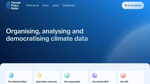 Climate Policy Radar