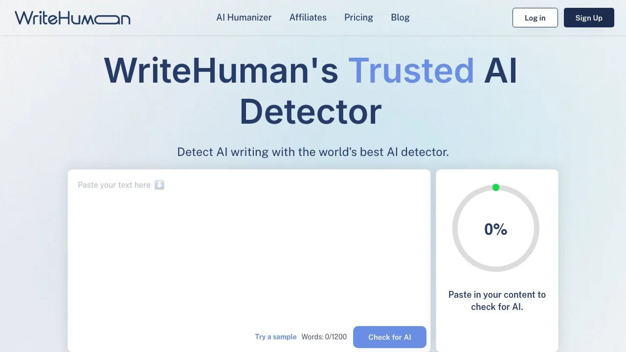 WriteHuman: Best AI Detector and AI Content Checker