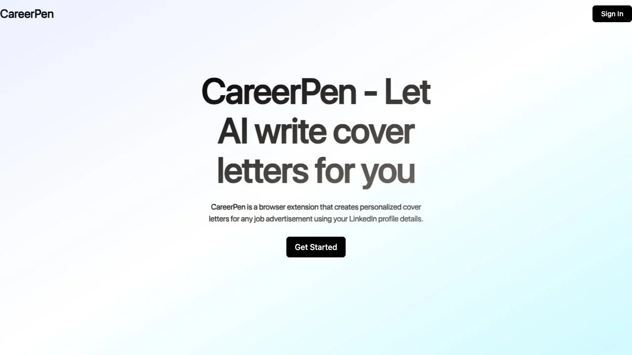 CareerPen: AI-Powered Cover Letter Writing Simplified