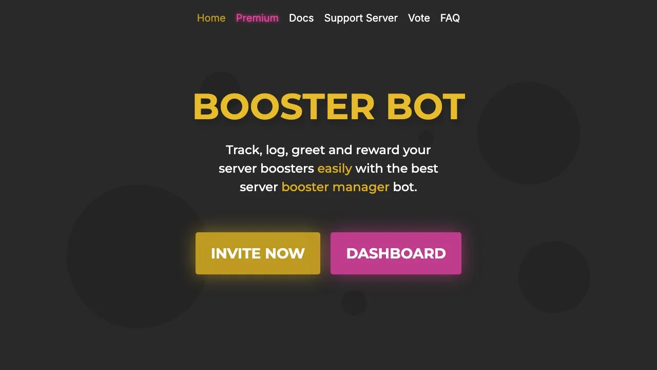 Boost Your Server with Booster Bot: The Ultimate Manager