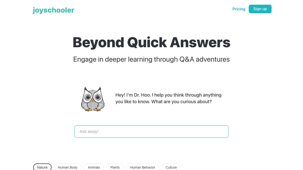 Explore Deeper Learning with JoySchooler: Your Socratic AI Guide