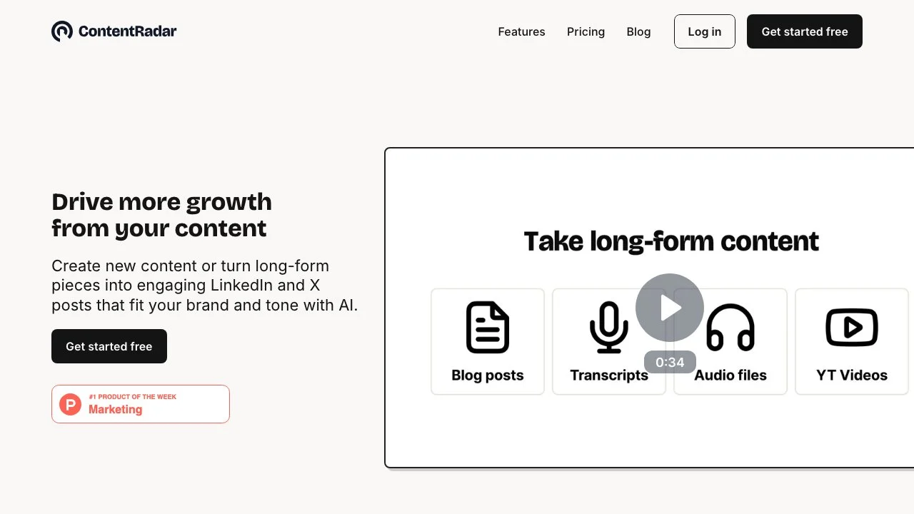 ContentRadar: Streamline Your Content Creation Efforts