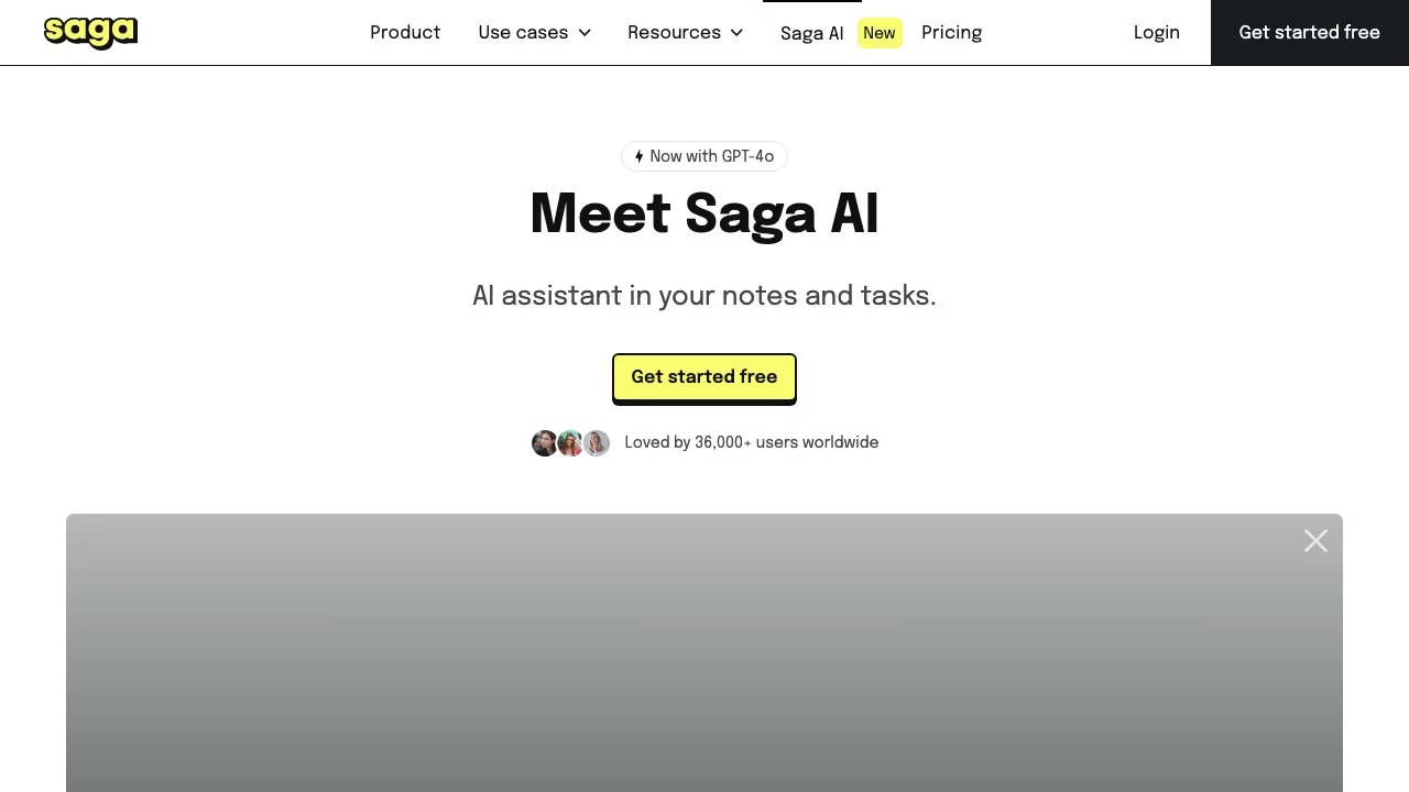 Saga AI – The AI Workspace for Your Notes, Docs, and Tasks