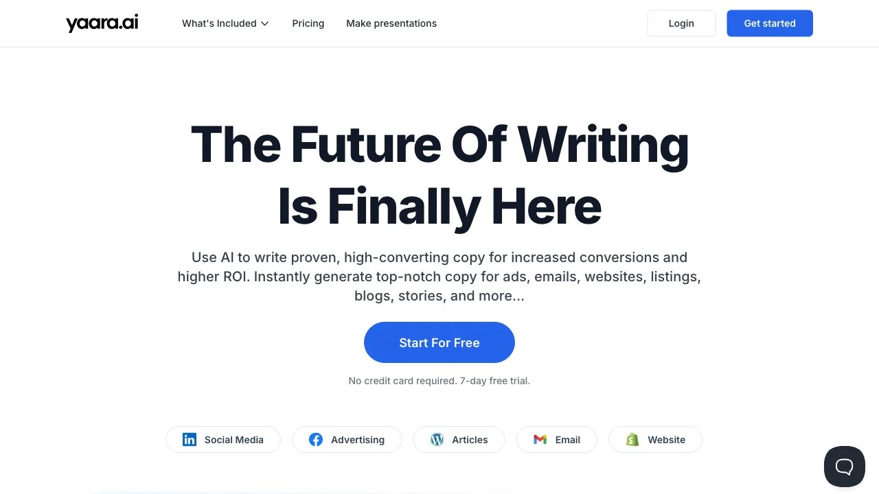 Yaara: Your Ultimate AI Writing Assistant