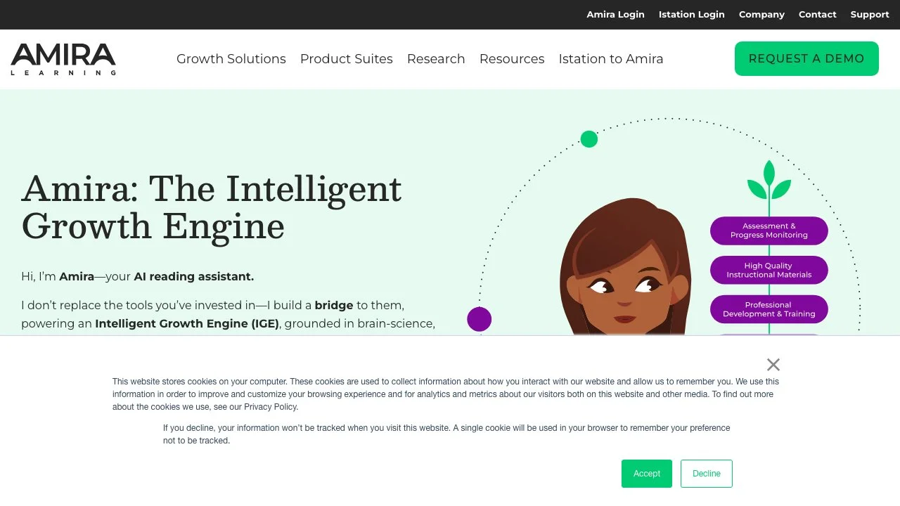 Amira: Your AI Reading Assistant for Accelerated Literacy Growth