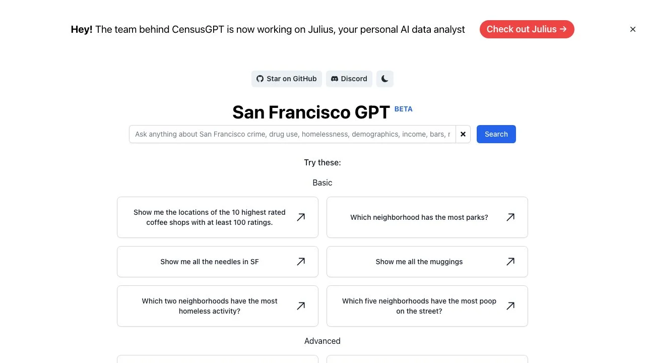 Explore San Francisco GPT: Your AI Data Analyst