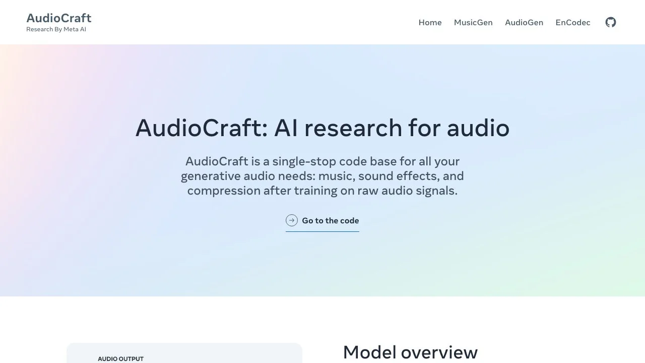 AudioCraft: Your Go-To AI Tool for Generative Audio