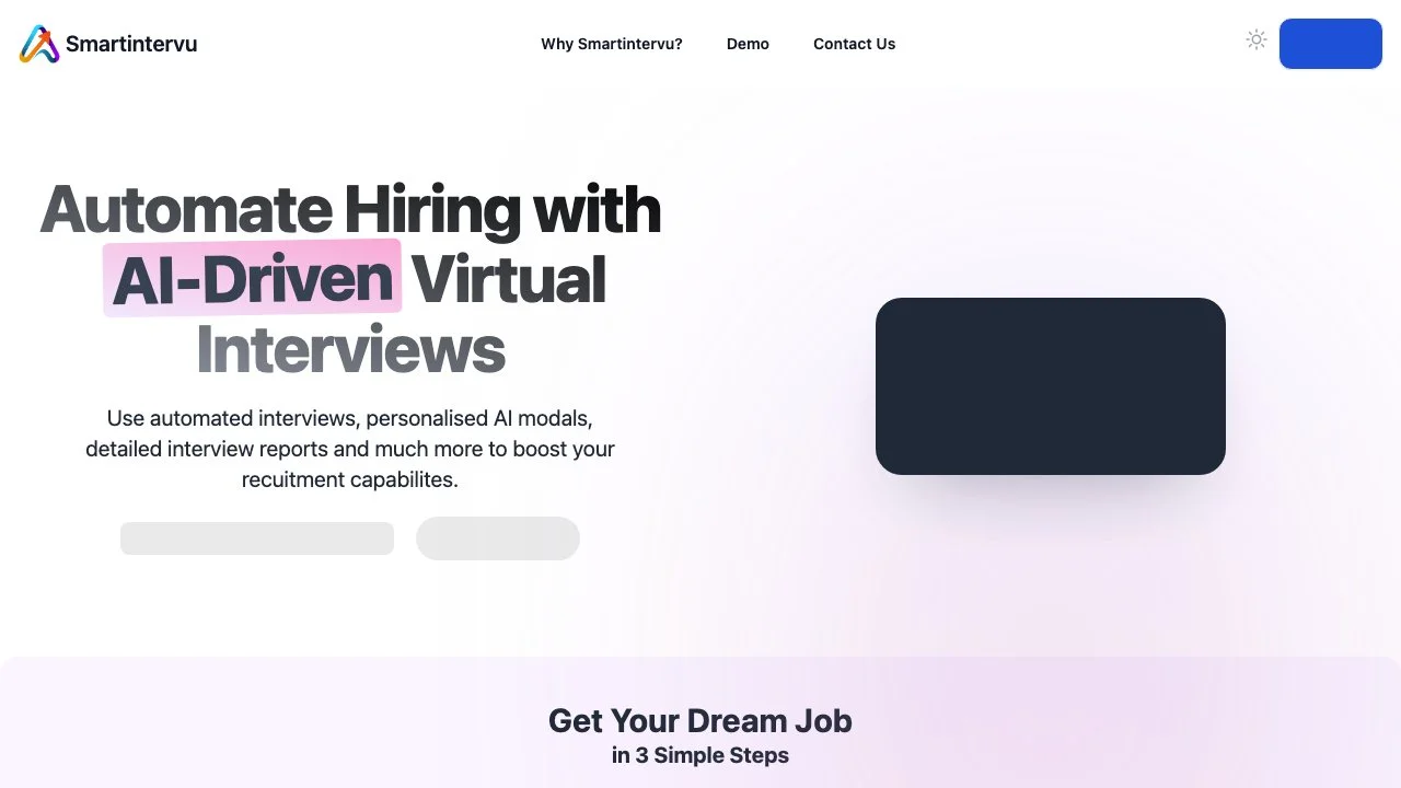 Smartintervu: AI-Powered Interview Platform for Efficient Hiring