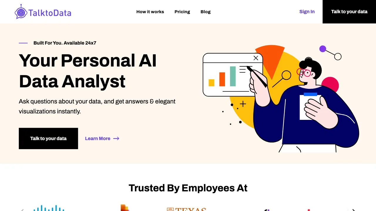 TalkToData AI: Your 24/7 Personal Data Analyst