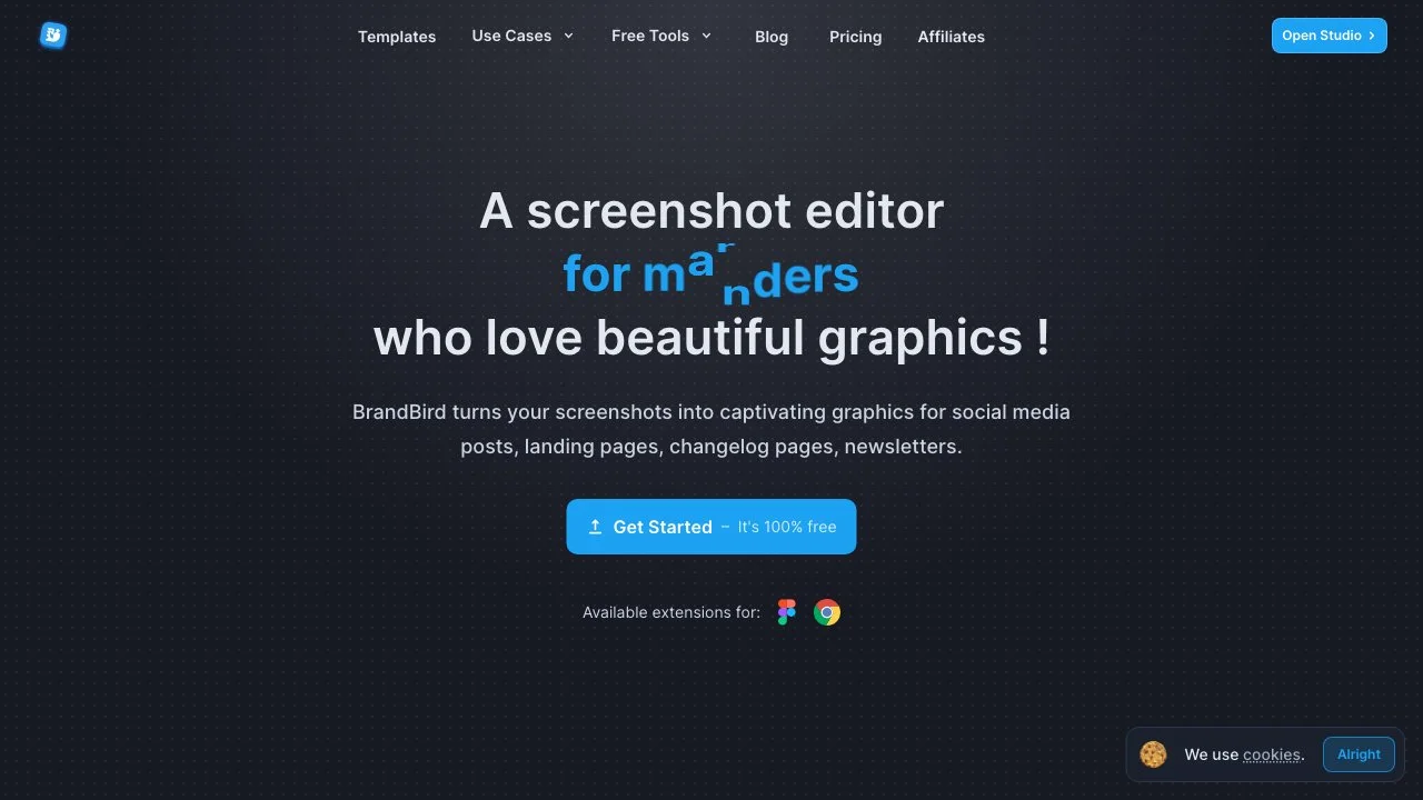 BrandBird - Powerful Image, Mockup & Screenshot Editor for Entrepreneurs