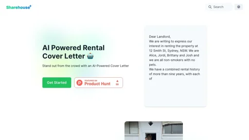 AI Powered Rental Cover Letter