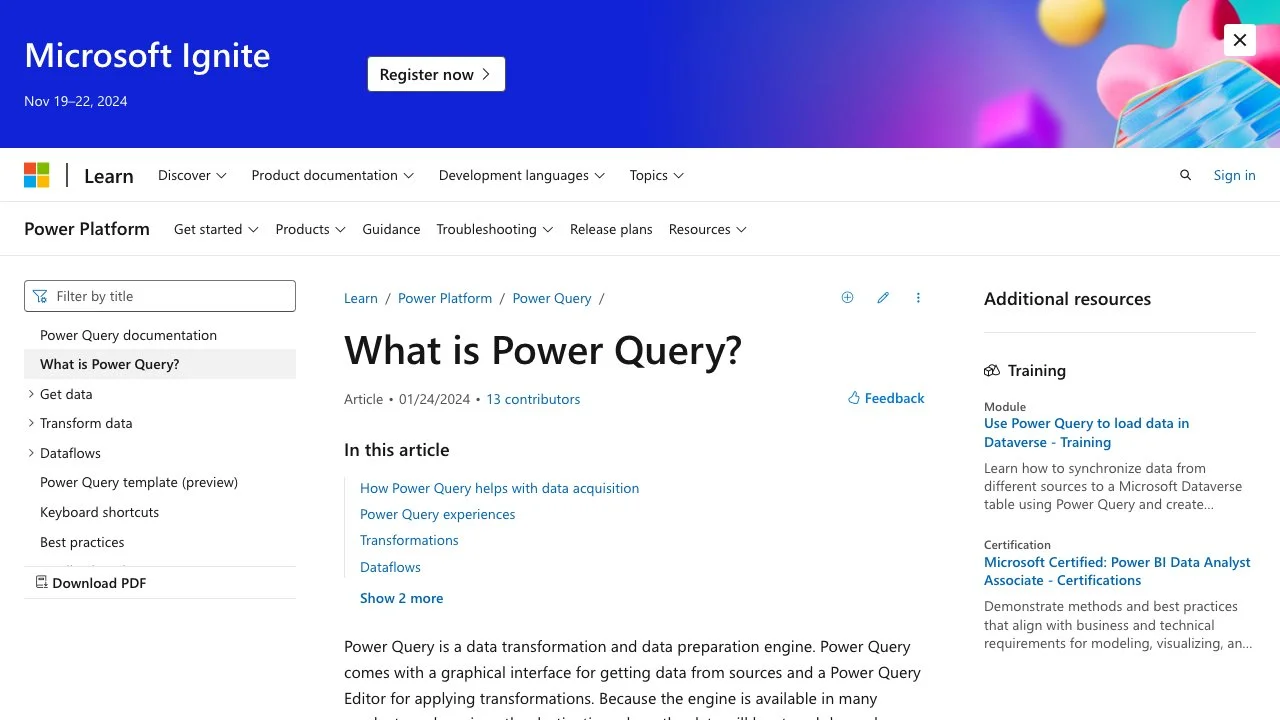 Unlock Data Potential with Power Query - Microsoft Learn