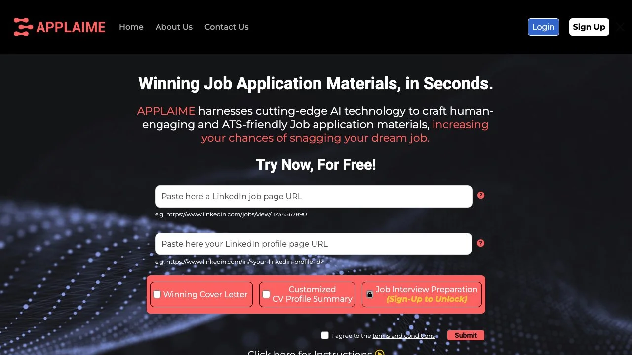 Applaime: AI-Powered Job Application Tools for Success