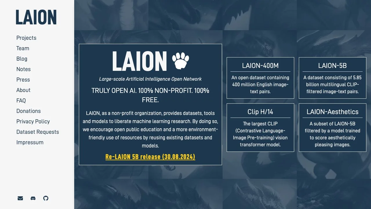 LAION: Open AI Datasets for Research and Education