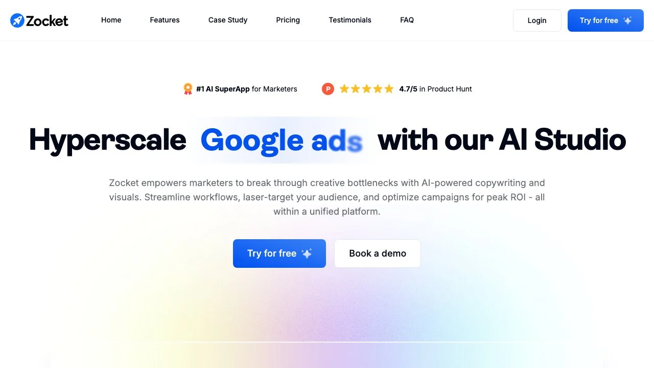 Zocket: The Ultimate AI Tool for Digital Ads