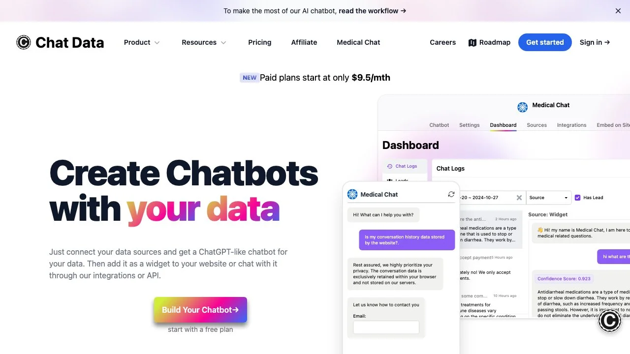 Chat Data: Chatbot AI Tối Ưu cho Hỗ Trợ Khách Hàng 24/7