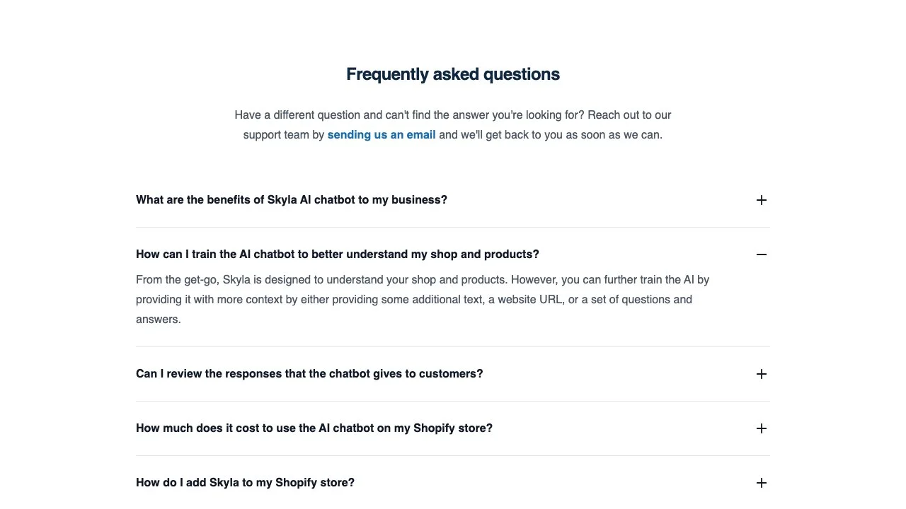 Skyla - Dịch Vụ Khách Hàng Powered by ChatGPT cho Shopify