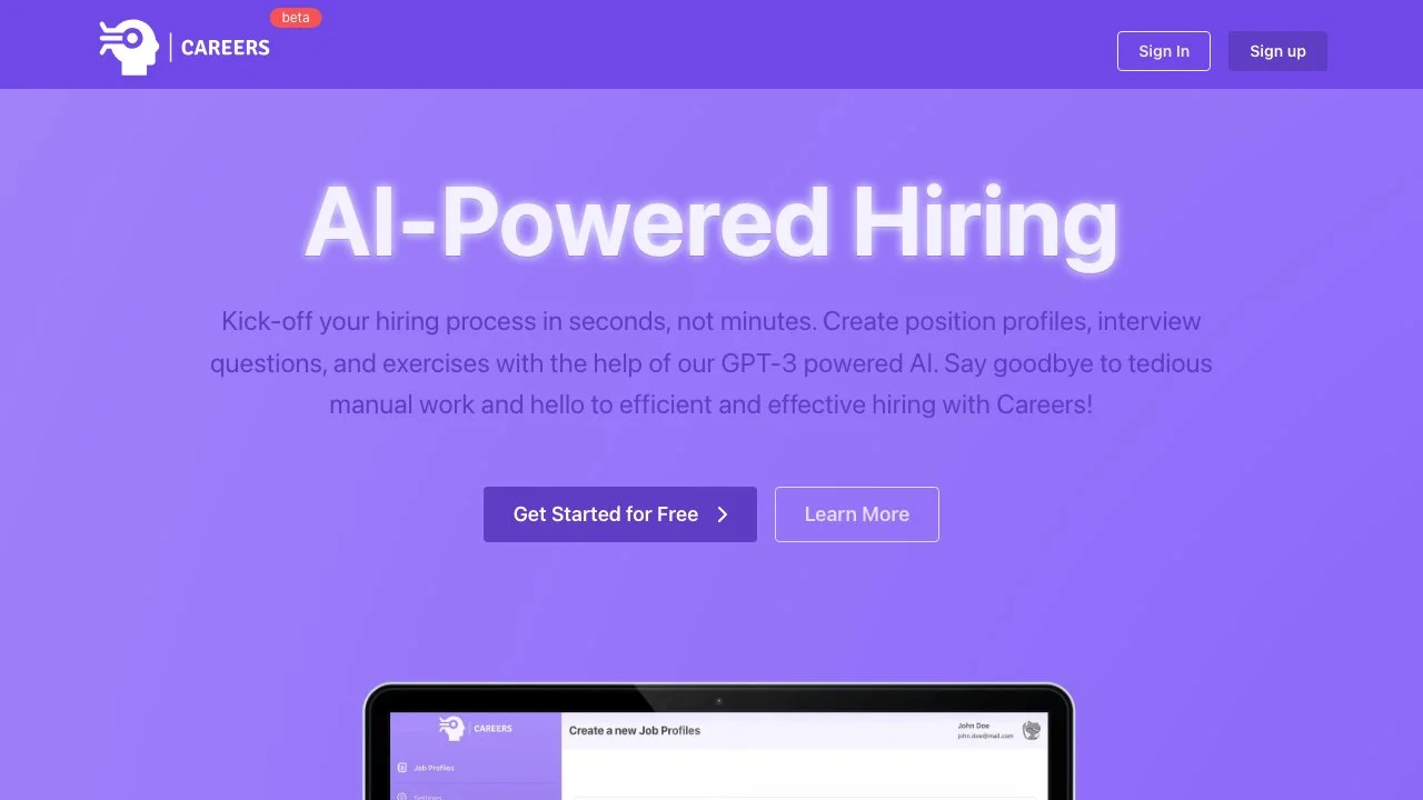 Careers - AI Hiring Assistant for Efficient Recruitment