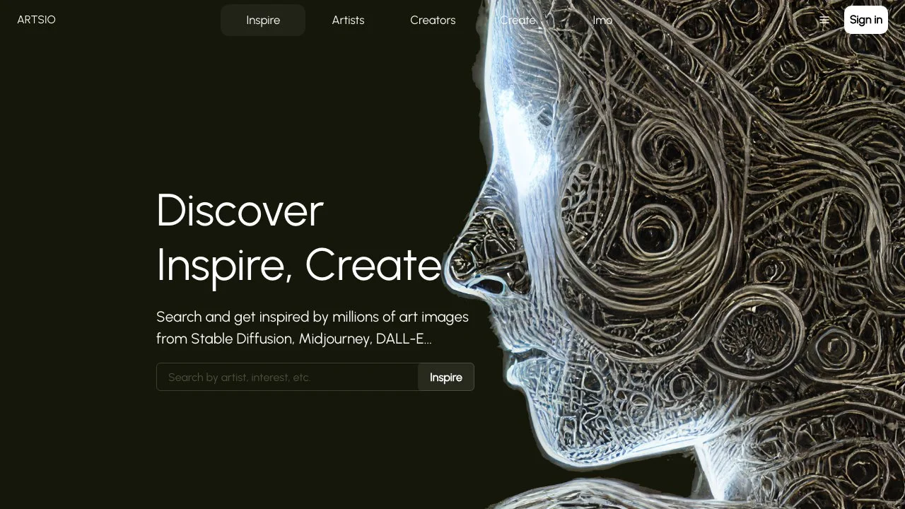 Explore Your Creativity with ARTSIO - AI Art Generator