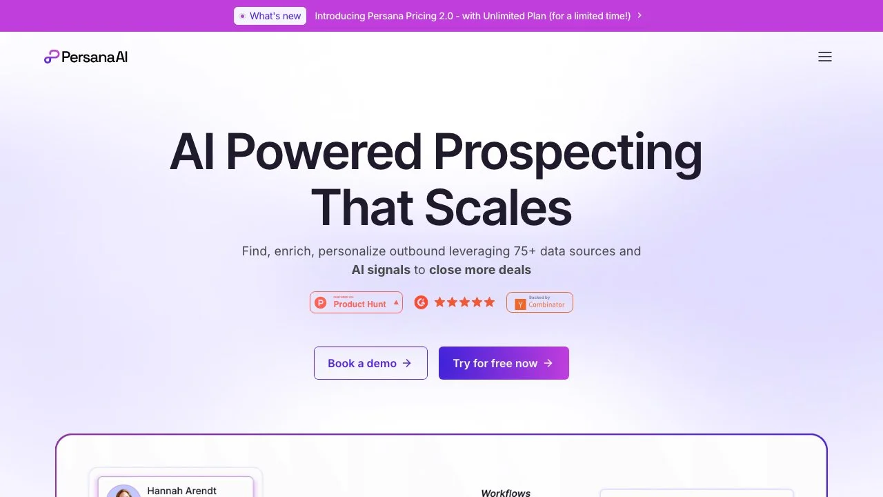 Persana AI: Transform Your Prospecting with AI Insights