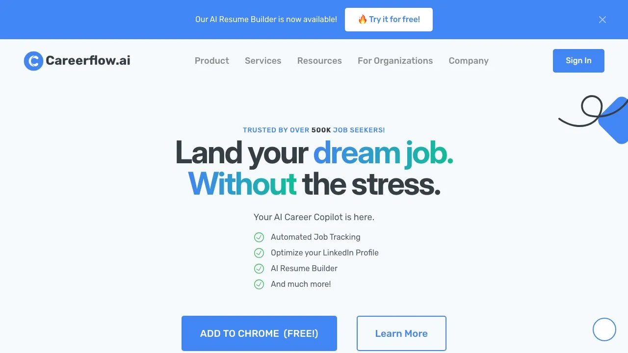 Careerflow - Your AI Career Copilot | FREE AI Job Search Tools