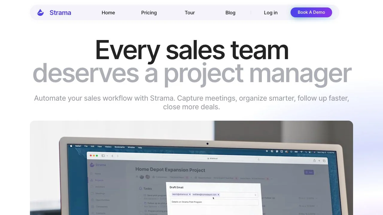 Strama: The Ultimate Sales AI Assistant | Automate & Streamline Your Workflow