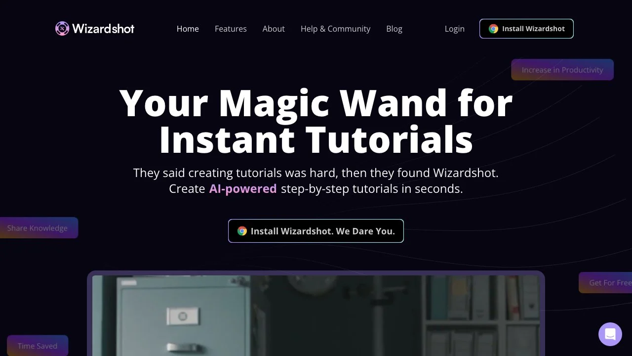 Wizardshot: Create AI-Powered Tutorials in Seconds