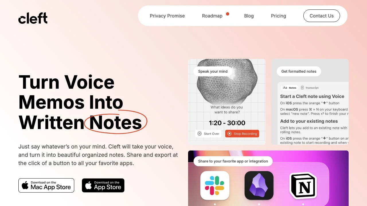 Cleft: The AI Tool for Effortless Note-Taking