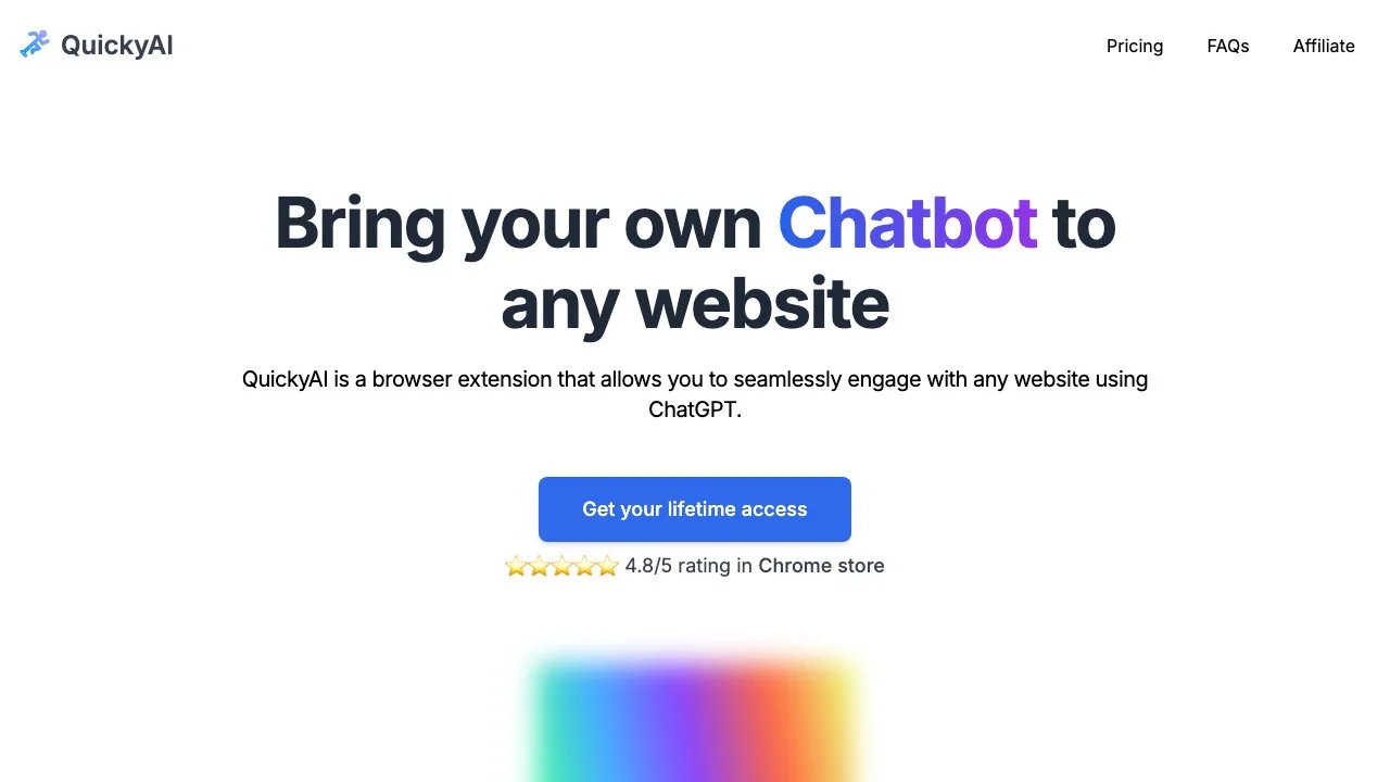 Quicky AI: Enhance Your Web Experience with ChatGPT