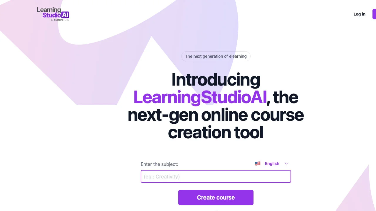 Create Courses with AI-Powered Authoring Tool | LearningStudioAI