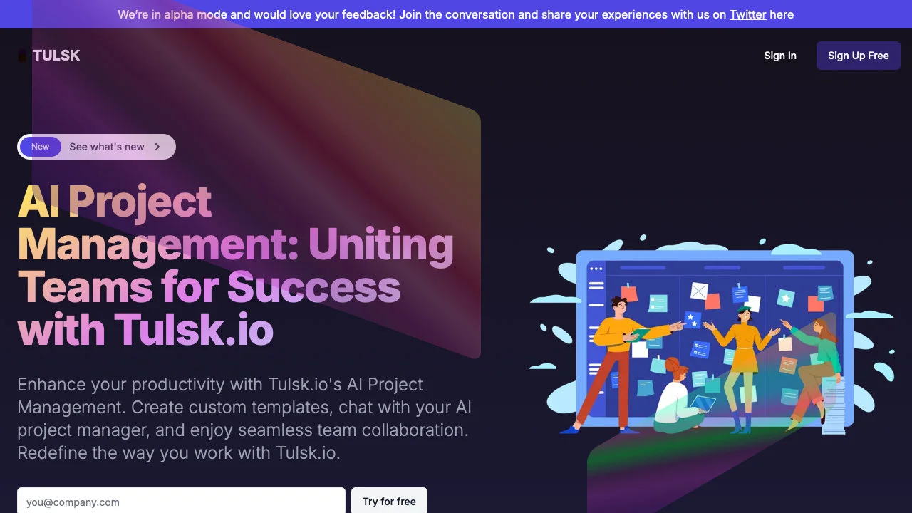 Tulsk: AI Project Management & Collaboration Platform