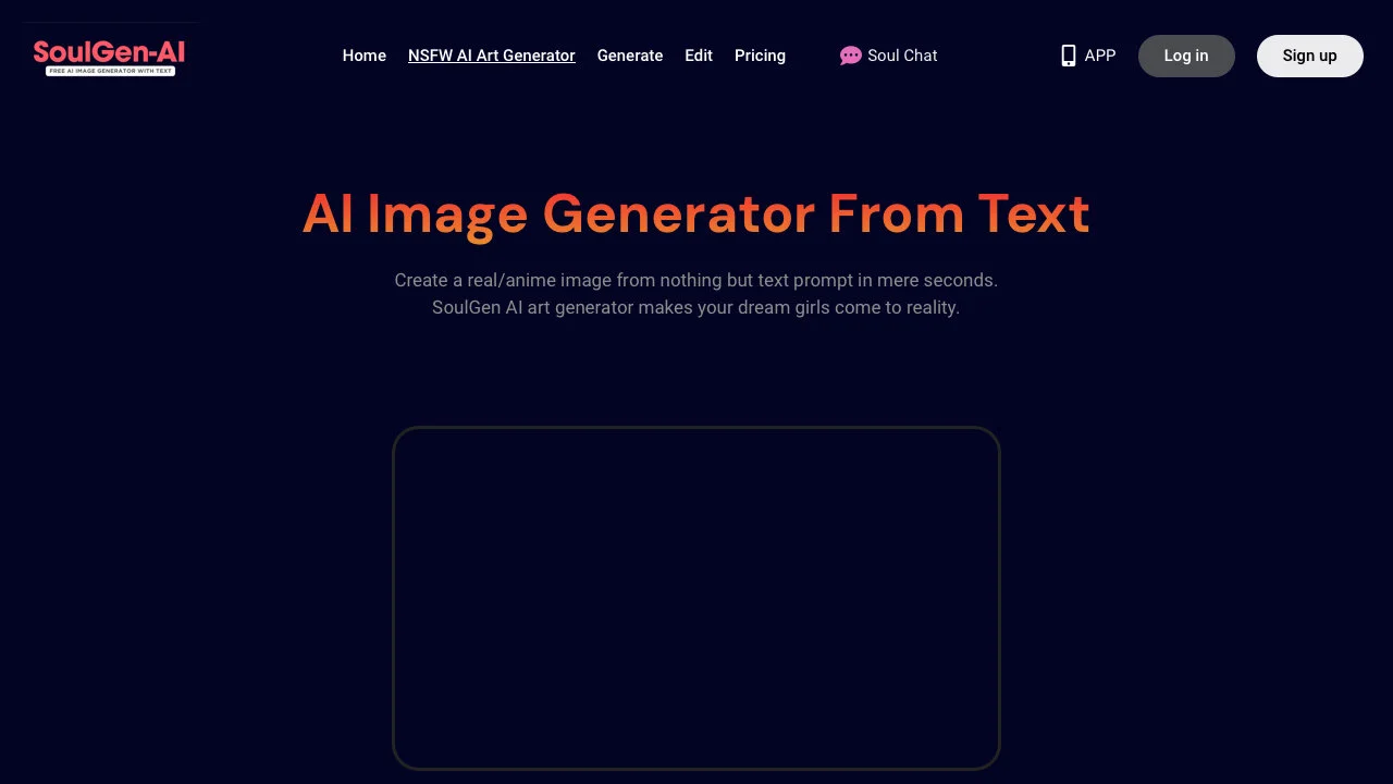 SoulGen AI: Create Stunning Art from Text Prompts