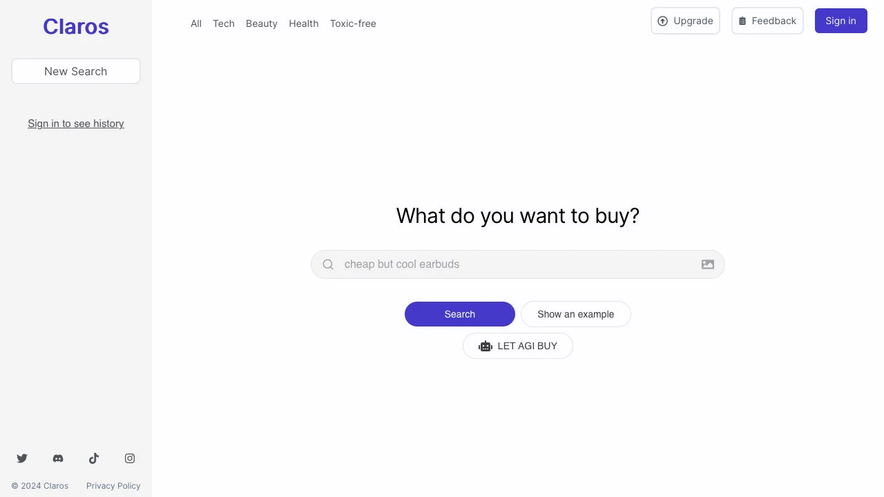 Claros: Your Ultimate AI Shopping Assistant