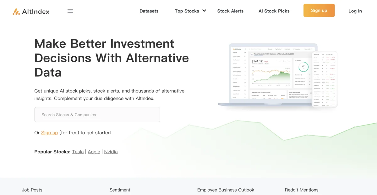 Unlock Smarter Investing with AltIndex's AI Insights