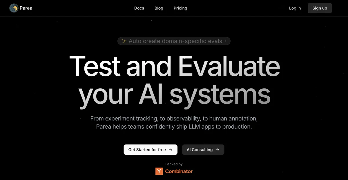 Parea AI: Your Go-To Tool for AI Experiment Tracking