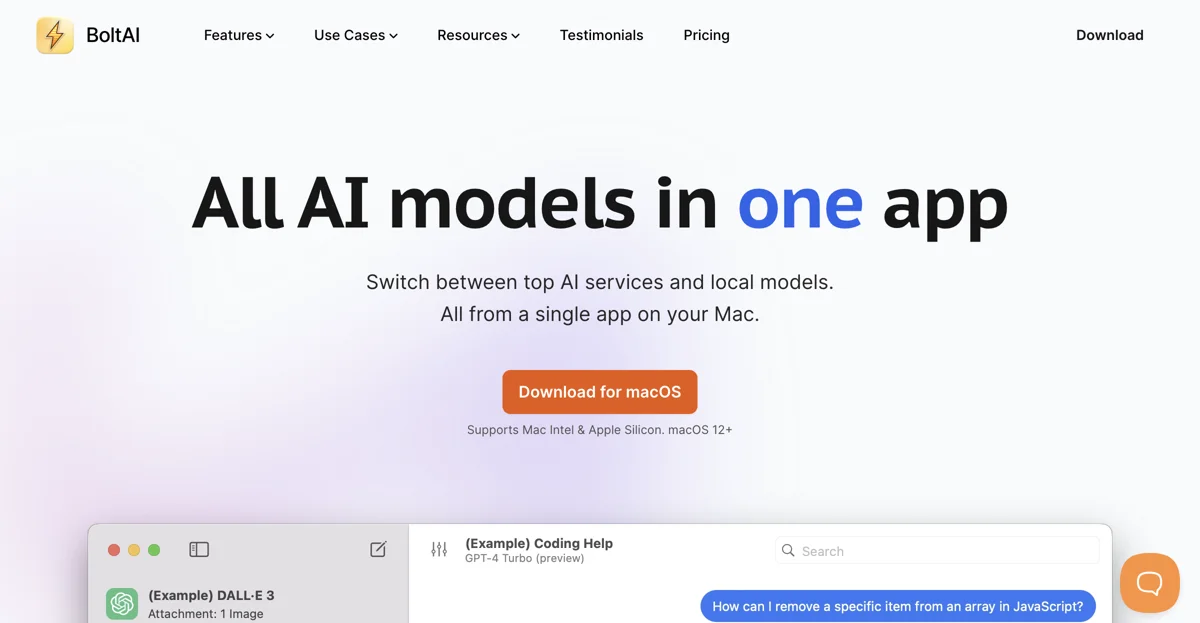 Boost Your Productivity with BoltAI: The Ultimate AI App for Mac