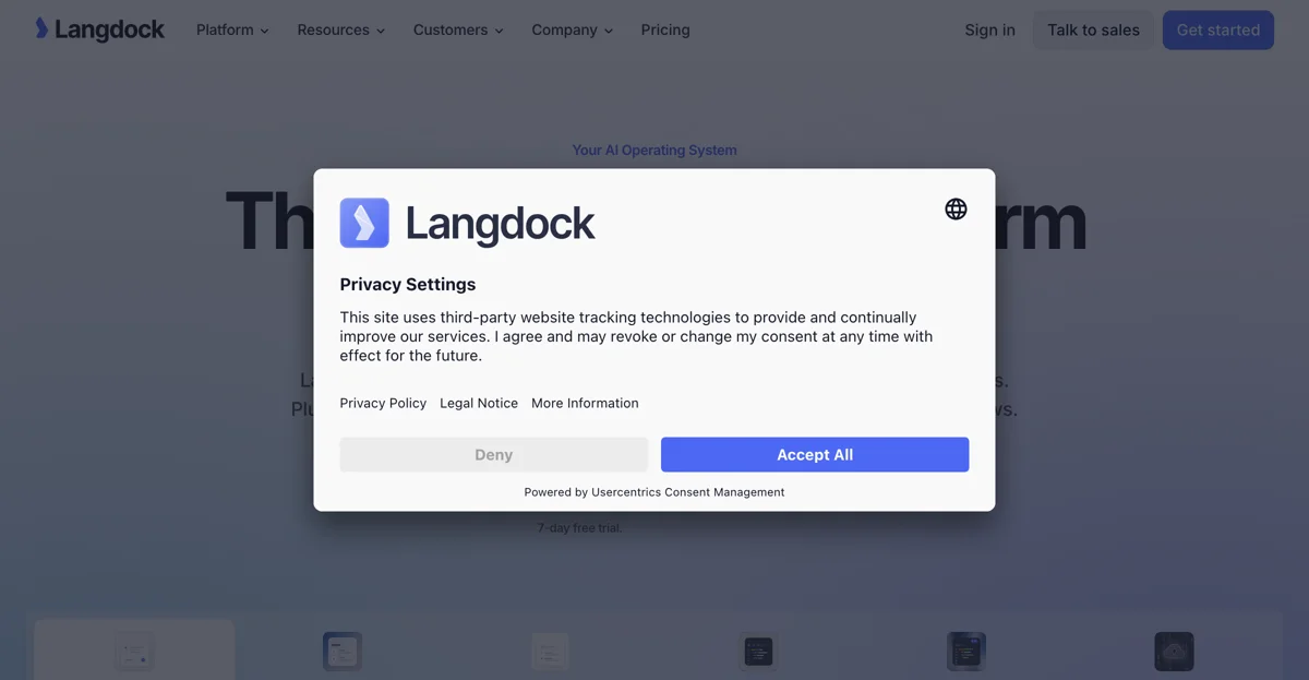 Langdock: The All-in-One AI Platform for Your Company