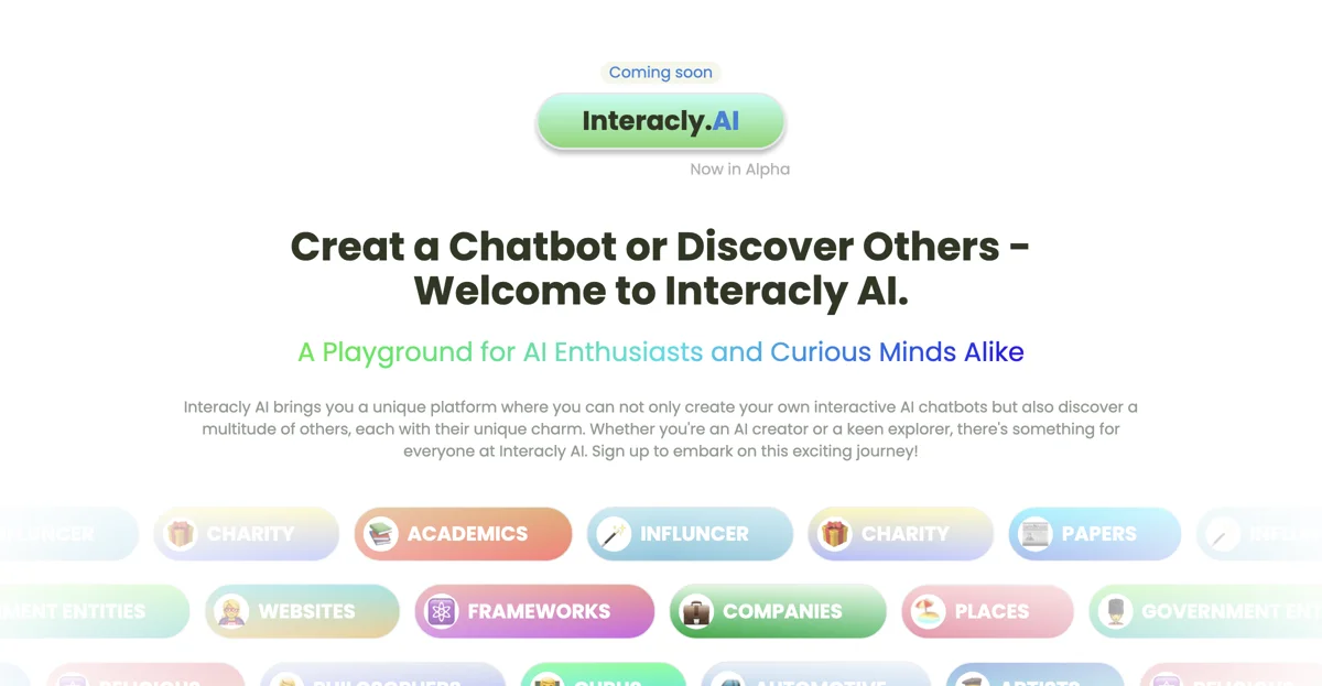 Interacly AI: Explore and Create Interactive Chatbots