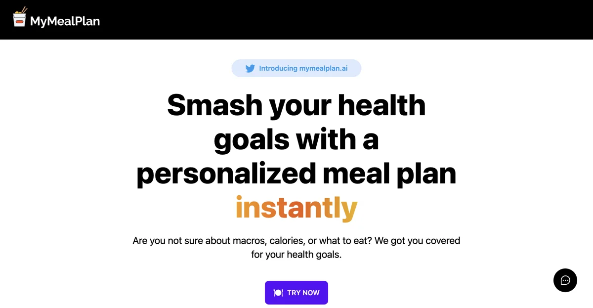 MyMealPlan: Personalized Meal Planning Made Easy