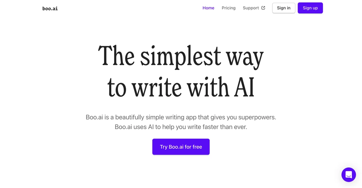 Boost Your Writing Speed with Boo.ai: The AI Writing Assistant