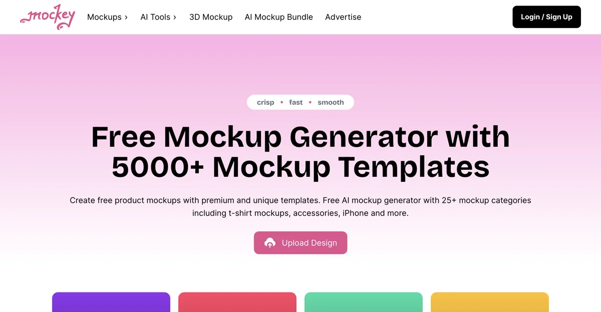 Best Free Mockup Generator with AI Mockup Templates | Mockey