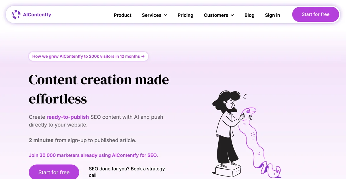 AIContentfy: Effortless SEO Content Creation in Minutes