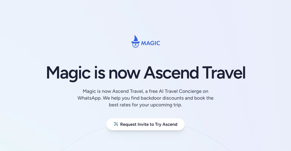 Explore Ascend Travel: Your Free AI Travel Concierge