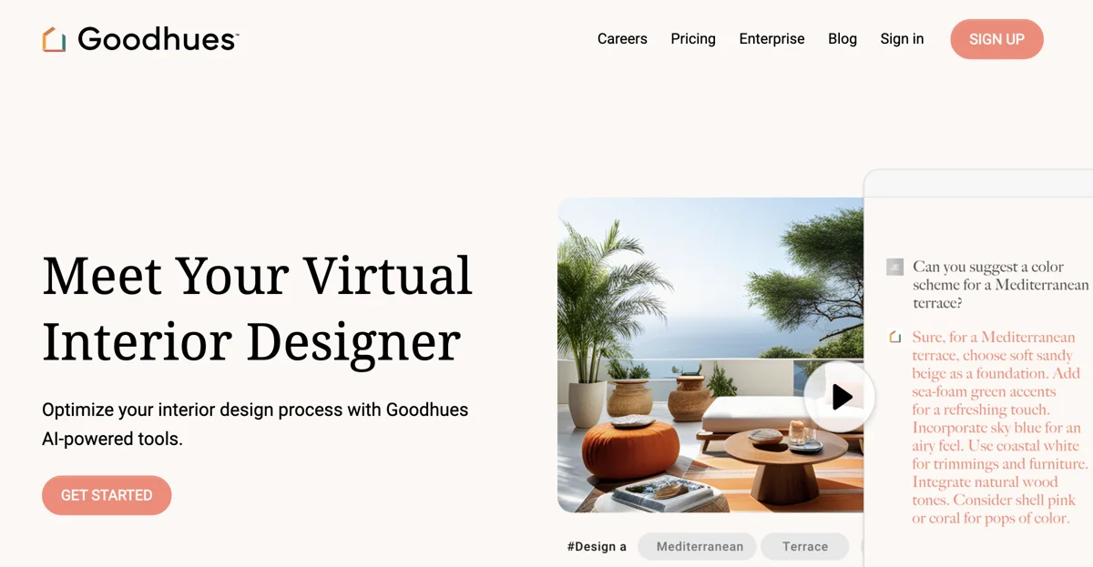 Goodhues: Your AI-Powered Interior Design Assistant