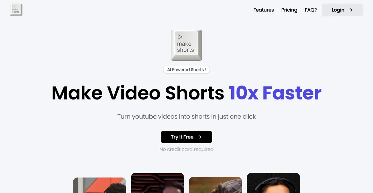 MakeShorts - Transform YouTube Videos into Shorts Effortlessly