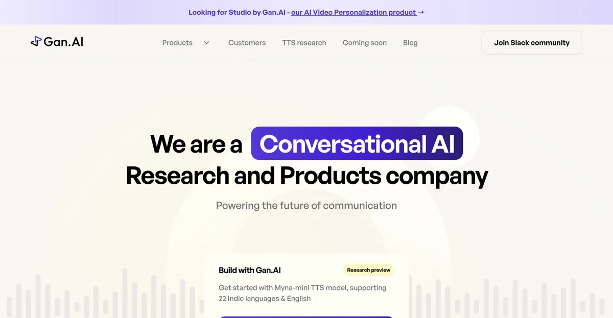 Gan.AI: Revolutionizing AI Video Personalization