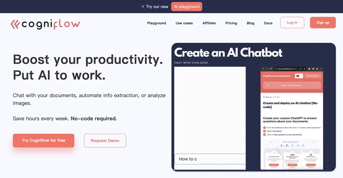 Cogniflow: No-Code AI for Busy People