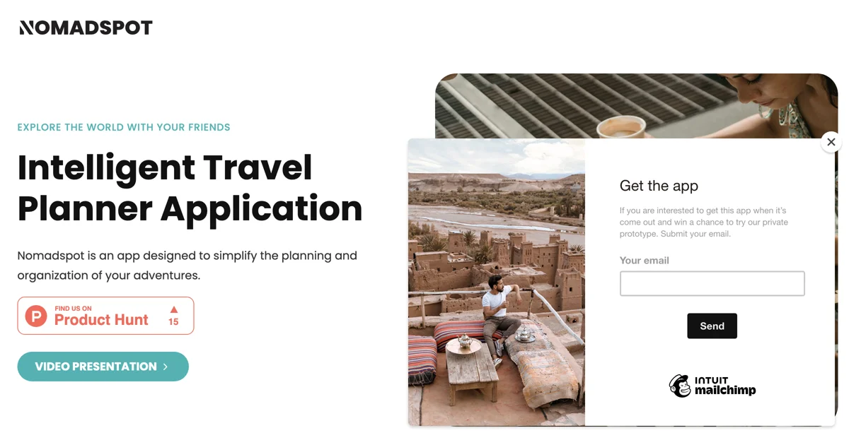 Nomadspot: Your Intelligent Travel Planner